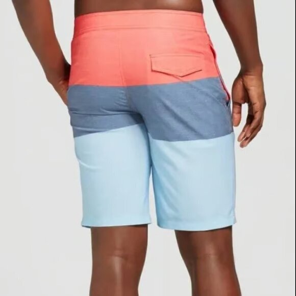 Goodfellow & Co. Men's Color Block Tie Waist Swim Shorts - Picture 2 of 7